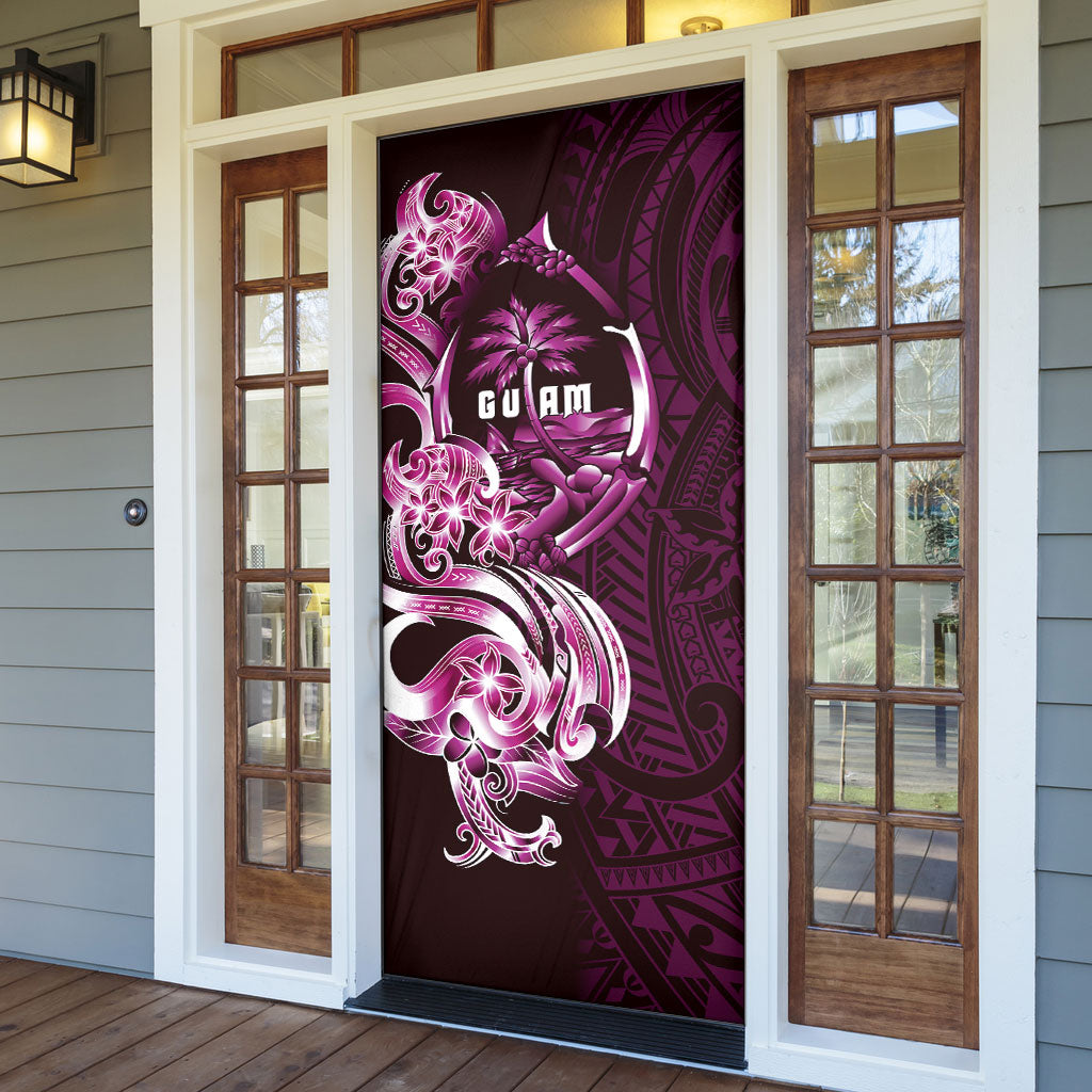 Kulot Di Rosa Guam Chamorro Door Cover Guahan Seal Tattoo LT14 - Polynesian Pride