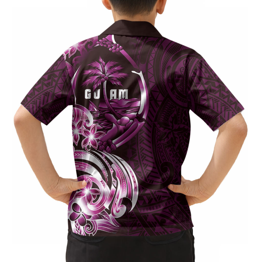 Kulot Di Rosa Guam Chamorro Kid Hawaiian Shirt Guahan Seal Tattoo LT14 - Polynesian Pride