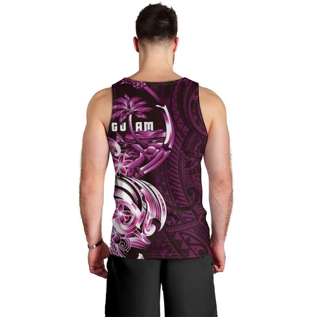 Kulot Di Rosa Guam Chamorro Men Tank Top Guahan Seal Tattoo LT14 - Polynesian Pride