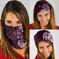 Kulot Di Rosa Guam Chamorro Neck Gaiter Guahan Seal Tattoo LT14 - Polynesian Pride