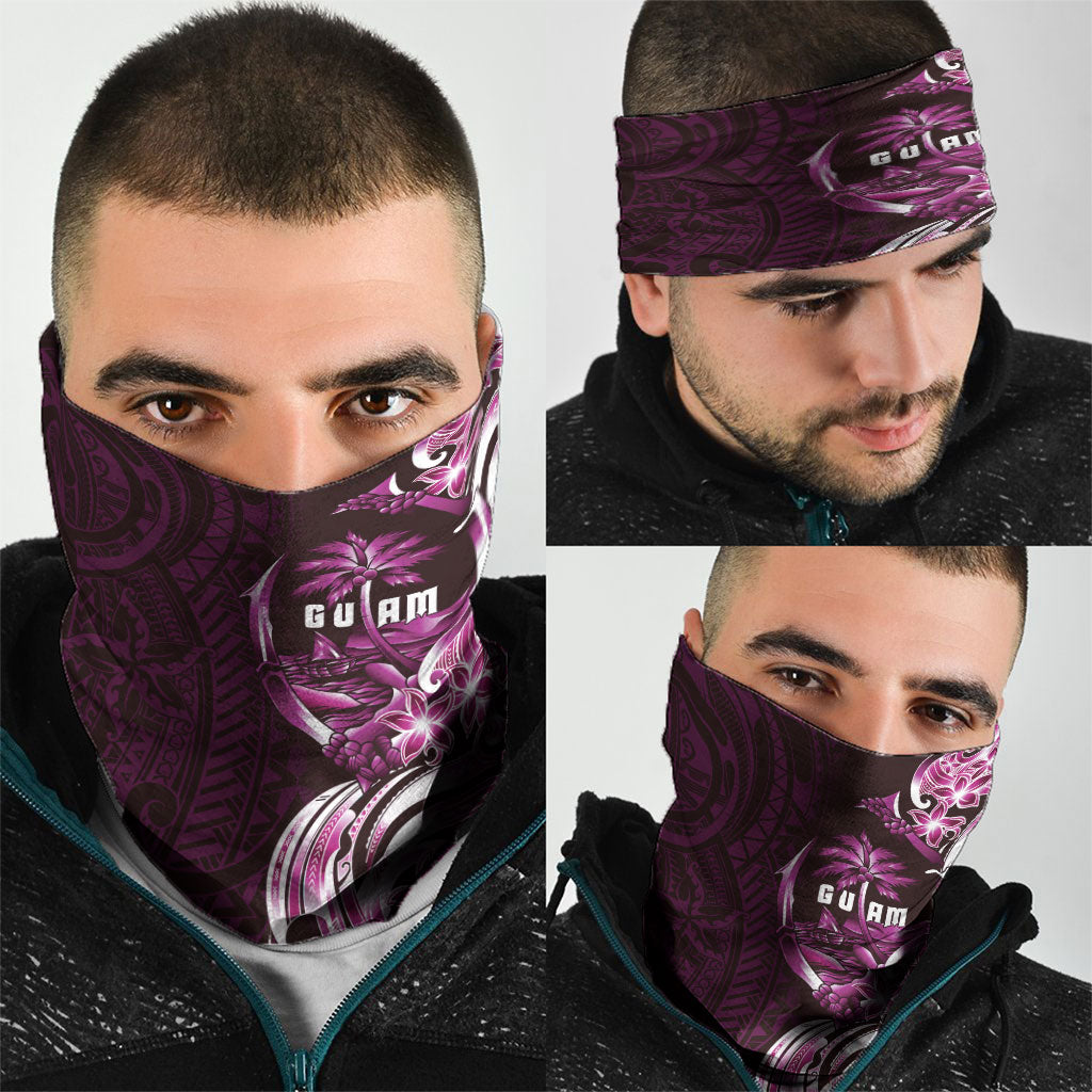 Kulot Di Rosa Guam Chamorro Neck Gaiter Guahan Seal Tattoo LT14 - Polynesian Pride