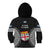 Fiji Rugby Kid Hoodie 2023 Fijian Tapa Pattern World Cup Black LT14 - Polynesian Pride