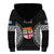 Fiji Rugby Sherpa Hoodie 2023 Fijian Tapa Pattern World Cup Black LT14 - Polynesian Pride