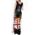 Fiji Rugby Tank Maxi Dress 2023 Fijian Tapa Pattern World Cup Black LT14 - Polynesian Pride