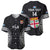 Custom Fiji Rugby Baseball Jersey 2023 Fijian Tapa Pattern World Cup Black LT14 - Polynesian Pride