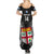 Custom Fiji Rugby Summer Maxi Dress 2023 Fijian Tapa Pattern World Cup Black LT14 - Polynesian Pride