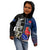 New Zealand And France Rugby Kid Hoodie All Black With Les Bleus Together 2023 World Cup LT14 - Polynesian Pride