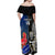 Custom New Zealand And France Rugby Off Shoulder Maxi Dress All Black With Les Bleus Together 2023 World Cup LT14 - Polynesian Pride