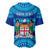 Personalised Fiji Baseball Jersey Unique Fijian Tapa Pattern With Coat Of Arms LT14 - Polynesian Pride