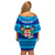 Personalised Fiji Off Shoulder Short Dress Unique Fijian Tapa Pattern With Coat Of Arms LT14 - Polynesian Pride