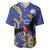 Nauru Angam Day Baseball Jersey Naoero Frigate Bird Polynesian Pattern