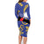 Nauru Angam Day Family Matching Long Sleeve Bodycon Dress and Hawaiian Shirt Naoero Frigate Bird Polynesian Pattern