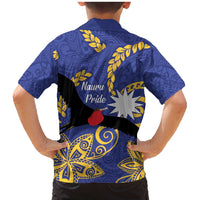 Nauru Angam Day Family Matching Mermaid Dress and Hawaiian Shirt Naoero Frigate Bird Polynesian Pattern