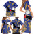 Nauru Angam Day Family Matching Short Sleeve Bodycon Dress and Hawaiian Shirt Naoero Frigate Bird Polynesian Pattern