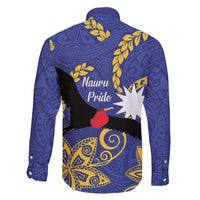 Nauru Angam Day Family Matching Short Sleeve Bodycon Dress and Hawaiian Shirt Naoero Frigate Bird Polynesian Pattern