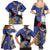 Nauru Angam Day Family Matching Summer Maxi Dress and Hawaiian Shirt Naoero Frigate Bird Polynesian Pattern