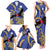 Nauru Angam Day Family Matching Tank Maxi Dress and Hawaiian Shirt Naoero Frigate Bird Polynesian Pattern