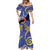 Nauru Angam Day Mermaid Dress Naoero Frigate Bird Polynesian Pattern