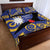 Nauru Angam Day Quilt Bed Set Naoero Frigate Bird Polynesian Pattern