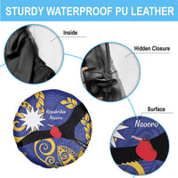 Nauru Angam Day Spare Tire Cover Naoero Frigate Bird Polynesian Pattern