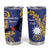 Nauru Angam Day Tumbler Cup Naoero Frigate Bird Polynesian Pattern