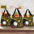 Gold Nauru Grocery Bag Naoero Map With Polynesian Tropical Flowers