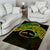 Personalised Nukuoro Atoll Area Rug Polynesian Tattoo Curves Reggae Version