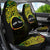 Personalised Nukuoro Atoll Car Seat Cover Polynesian Tattoo Curves Reggae Version