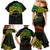 Personalised Nukuoro Atoll Family Matching Mermaid Dress and Hawaiian Shirt Polynesian Tattoo Curves Reggae Version