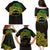 Personalised Nukuoro Atoll Family Matching Puletasi and Hawaiian Shirt Polynesian Tattoo Curves Reggae Version