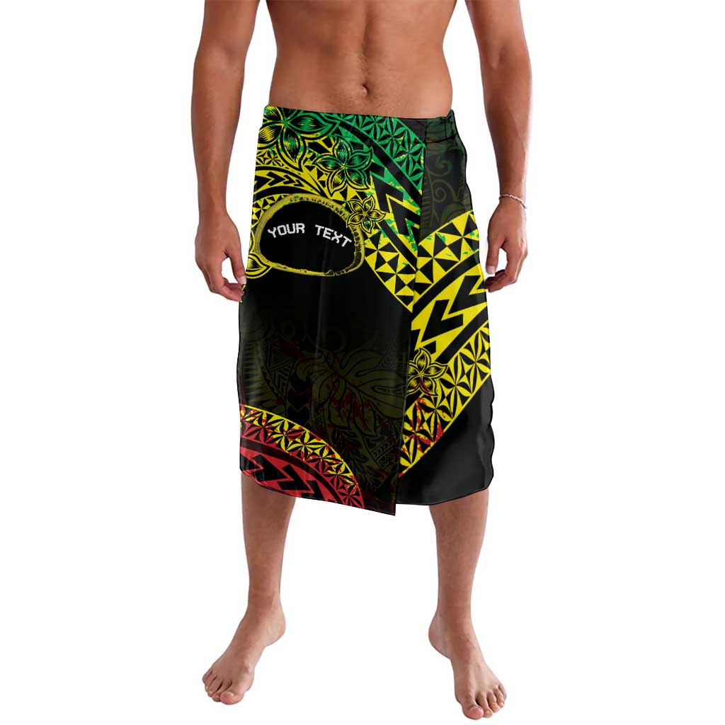 Personalised Nukuoro Atoll Lavalava Polynesian Tattoo Curves Reggae Version