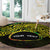 Personalised Nukuoro Atoll Round Carpet Polynesian Tattoo Curves Reggae Version