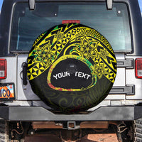Personalised Nukuoro Atoll Spare Tire Cover Polynesian Tattoo Curves Reggae Version LT14 Reggae - Polynesian Pride