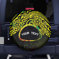 Personalised Nukuoro Atoll Spare Tire Cover Polynesian Tattoo Curves Reggae Version LT14 - Polynesian Pride