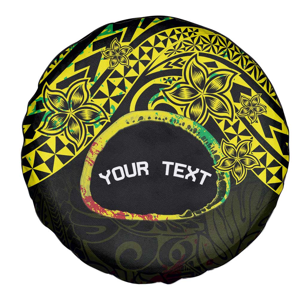 Personalised Nukuoro Atoll Spare Tire Cover Polynesian Tattoo Curves Reggae Version LT14 - Polynesian Pride