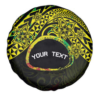 Personalised Nukuoro Atoll Spare Tire Cover Polynesian Tattoo Curves Reggae Version LT14 - Polynesian Pride
