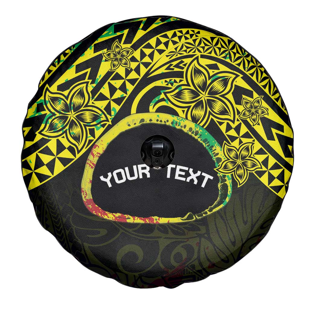 Personalised Nukuoro Atoll Spare Tire Cover Polynesian Tattoo Curves Reggae Version LT14 - Polynesian Pride