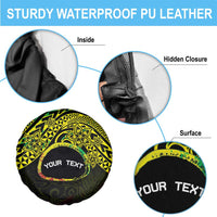 Personalised Nukuoro Atoll Spare Tire Cover Polynesian Tattoo Curves Reggae Version LT14 - Polynesian Pride