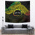 Personalised Nukuoro Atoll Tapestry Polynesian Tattoo Curves Reggae Version