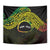 Personalised Nukuoro Atoll Tapestry Polynesian Tattoo Curves Reggae Version