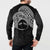 Personalised Pohnpei Nukuoro Micronesia Button Sweatshirt Polynesian Tattoo Curves Black Version