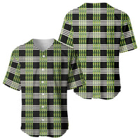 Aloha Hawaii Pakalana Pikake Lei Baseball Jersey Palaka Inspired Hawaiian-plaid Black