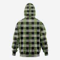 Aloha Hawaii Pakalana Pikake Lei Hoodie Palaka Inspired Hawaiian-plaid Black