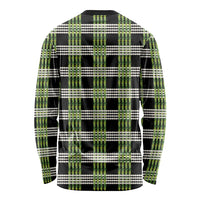 Aloha Hawaii Pakalana Pikake Lei Long Sleeve Shirt Palaka Inspired Hawaiian-plaid Black