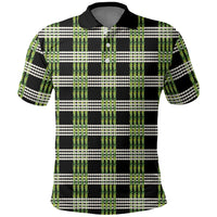 Aloha Hawaii Pakalana Pikake Lei Polo Shirt Palaka Inspired Hawaiian-plaid Black