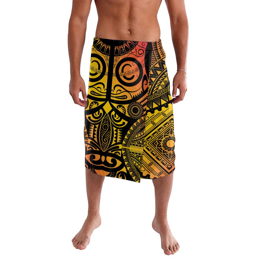 Marquesas Islands Lavalava Marquesan Tattoo Yellow Gradient - Polynesian Pride