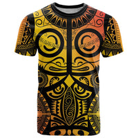 Marquesas Islands T Shirt Marquesan Tattoo Yellow Gradient - Polynesian Pride