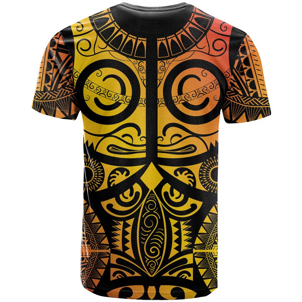 Marquesas Islands T Shirt Marquesan Tattoo Yellow Gradient - Polynesian Pride