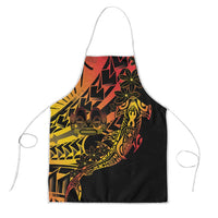 Gradient Marquesas Islands Apron Marquesan Matatiki Hammerhead Shark Patutiki - Polynesian Pride