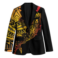 Gradient Marquesas Islands Blazer Marquesan Matatiki Hammerhead Shark Patutiki - Polynesian Pride